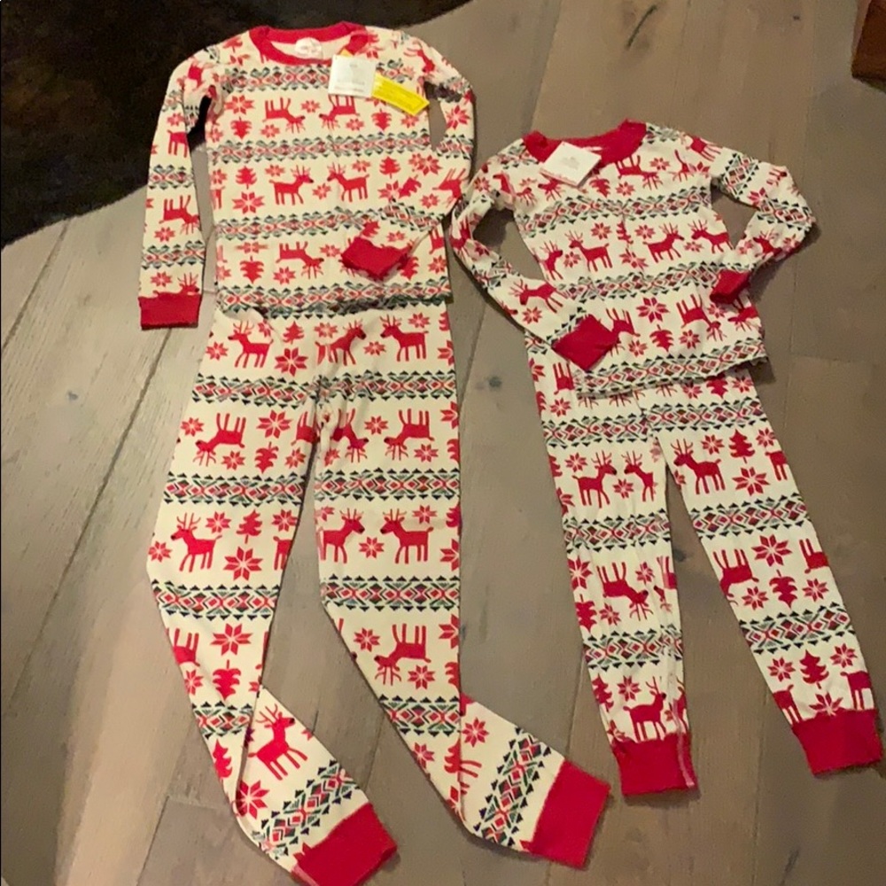 Hanna Andersson organic cotton Christmas pjs